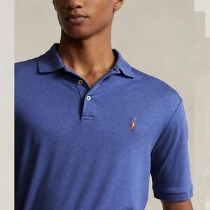 Polo Ralph Lauren XL blue cotton men’s polo shirt preppy golf